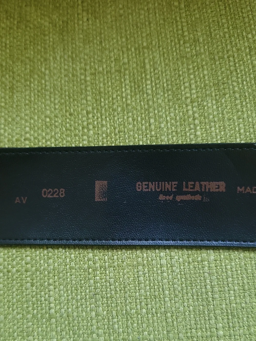 Avingnon Vintage Leather Belt